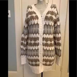 BASS LONG MULTICOLOR CARDIGAN